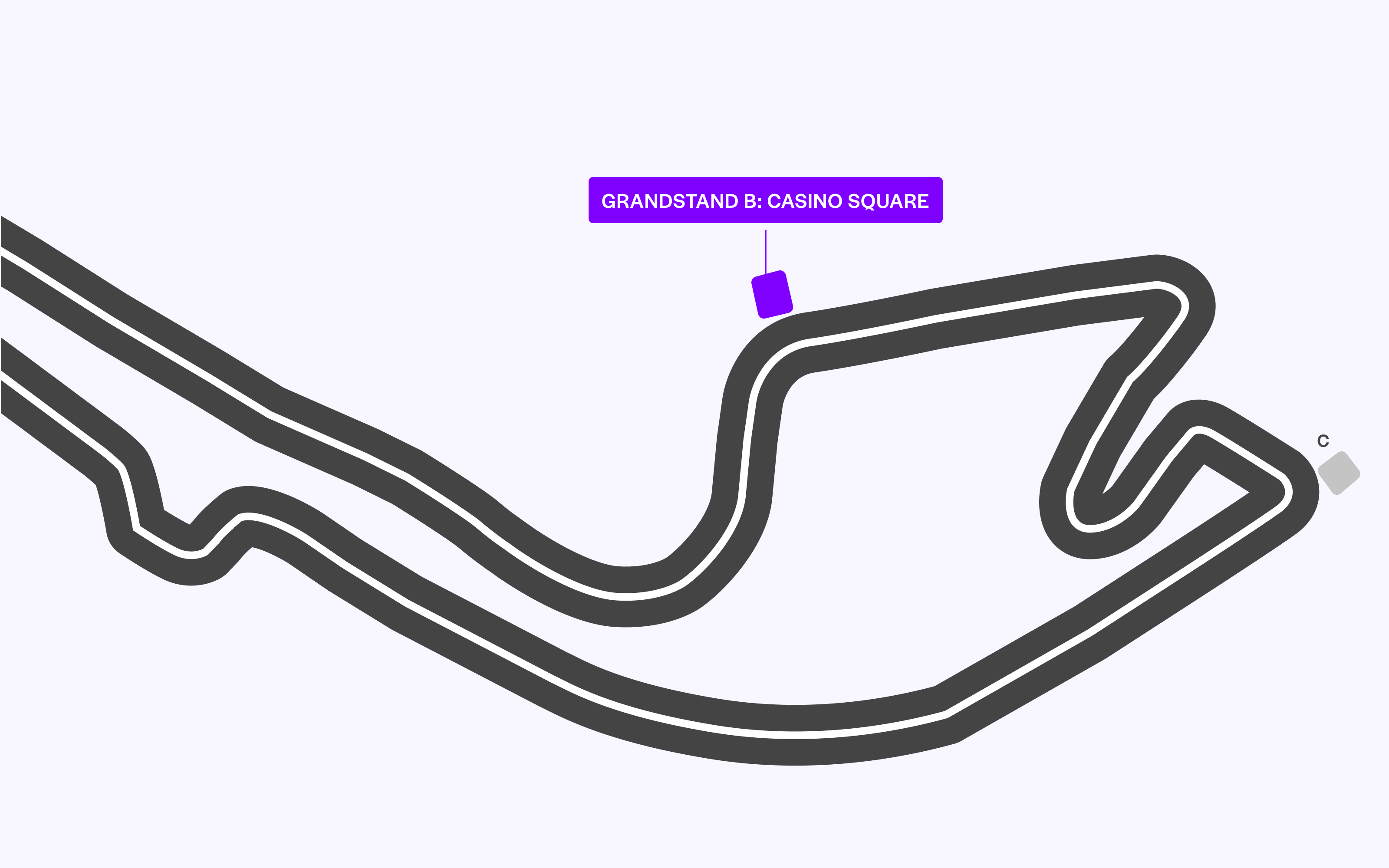 Plano de assentos do GP de Mônaco