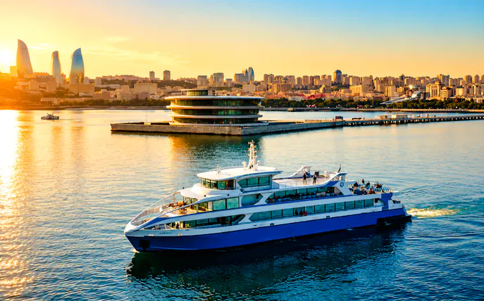 baku: caspian sea sightseeing cruise with hotel transfers-1