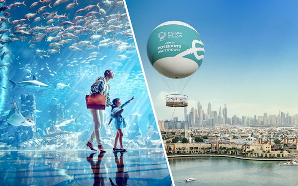 Combo: The Lost World Aquarium + The Dubai Balloon at Atlantis Tickets