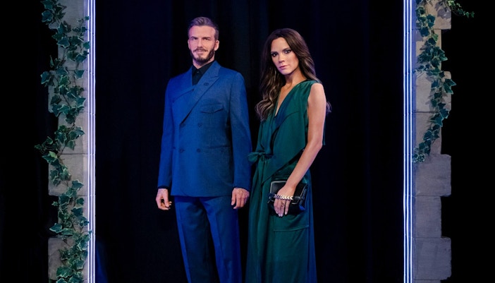 Wax figures at Madame Tussauds London.