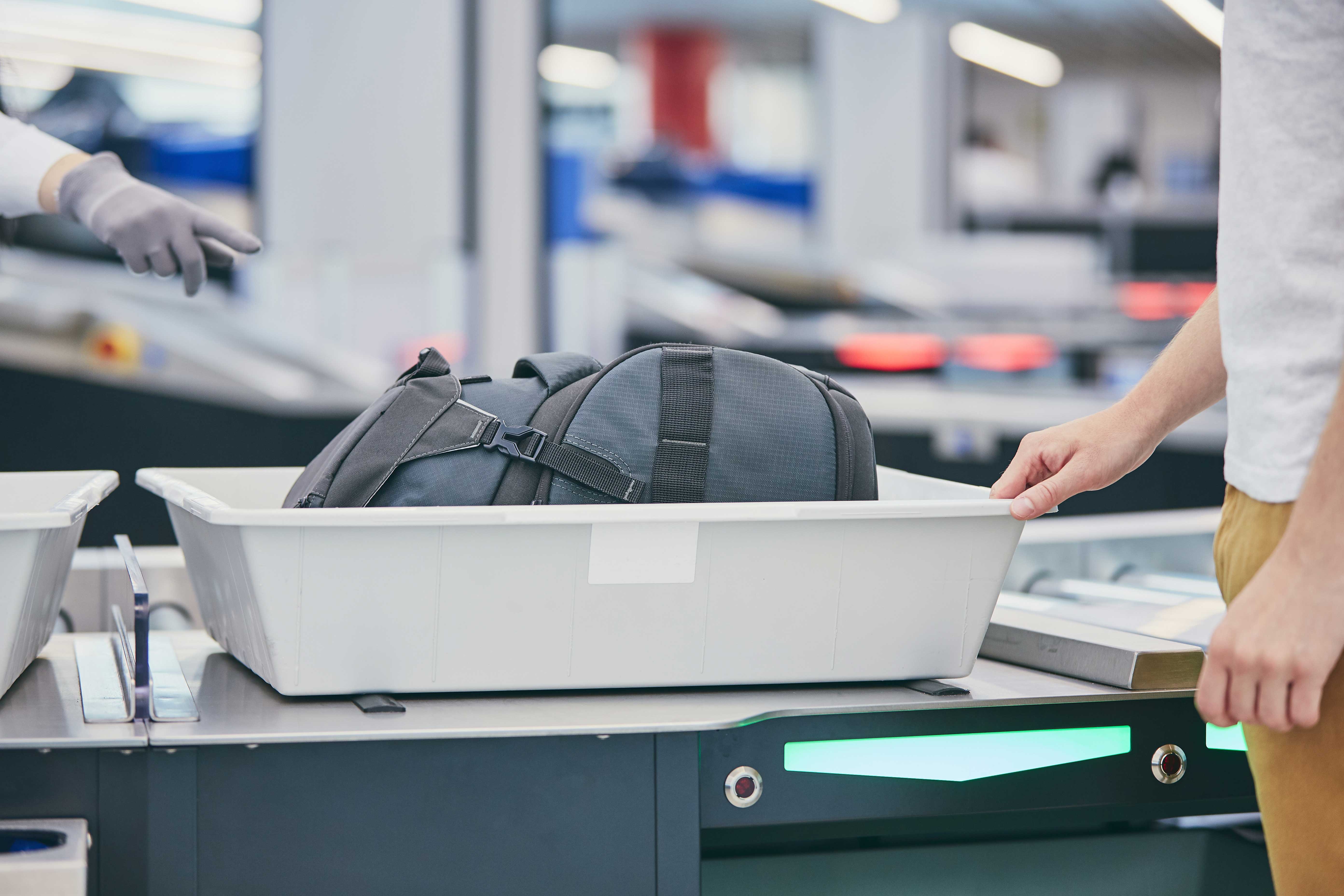 security checks and baggage screening