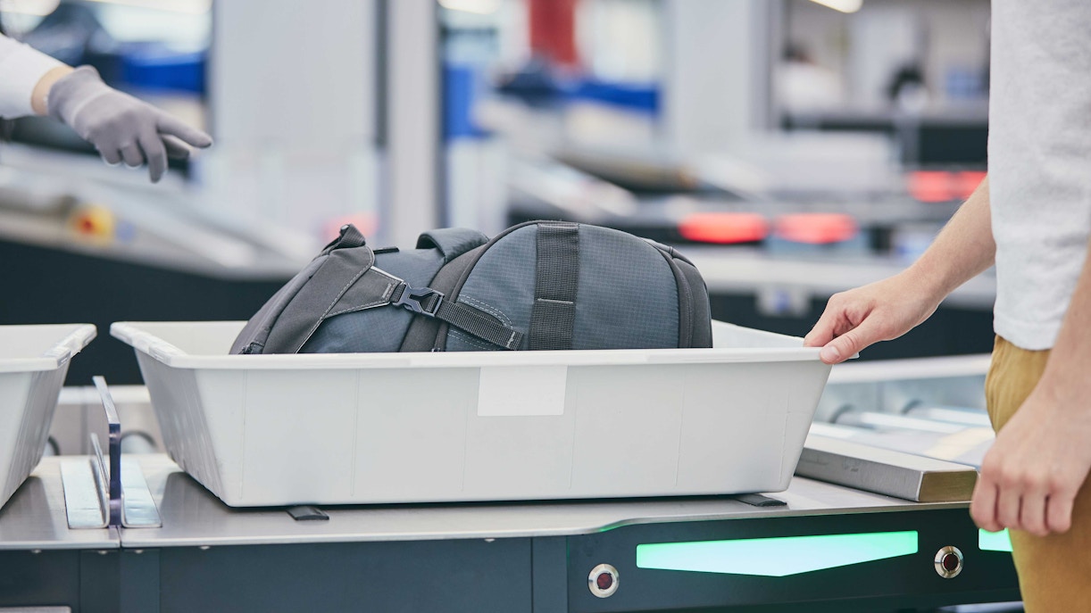 security checks and baggage screening