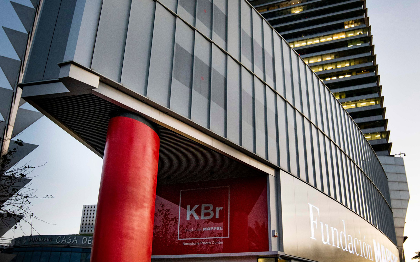 KBr Photography Center entrance at Fundación MAPFRE in Barcelona.