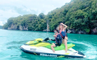 guidet jetski-tur med øybesøk på langkawi-6