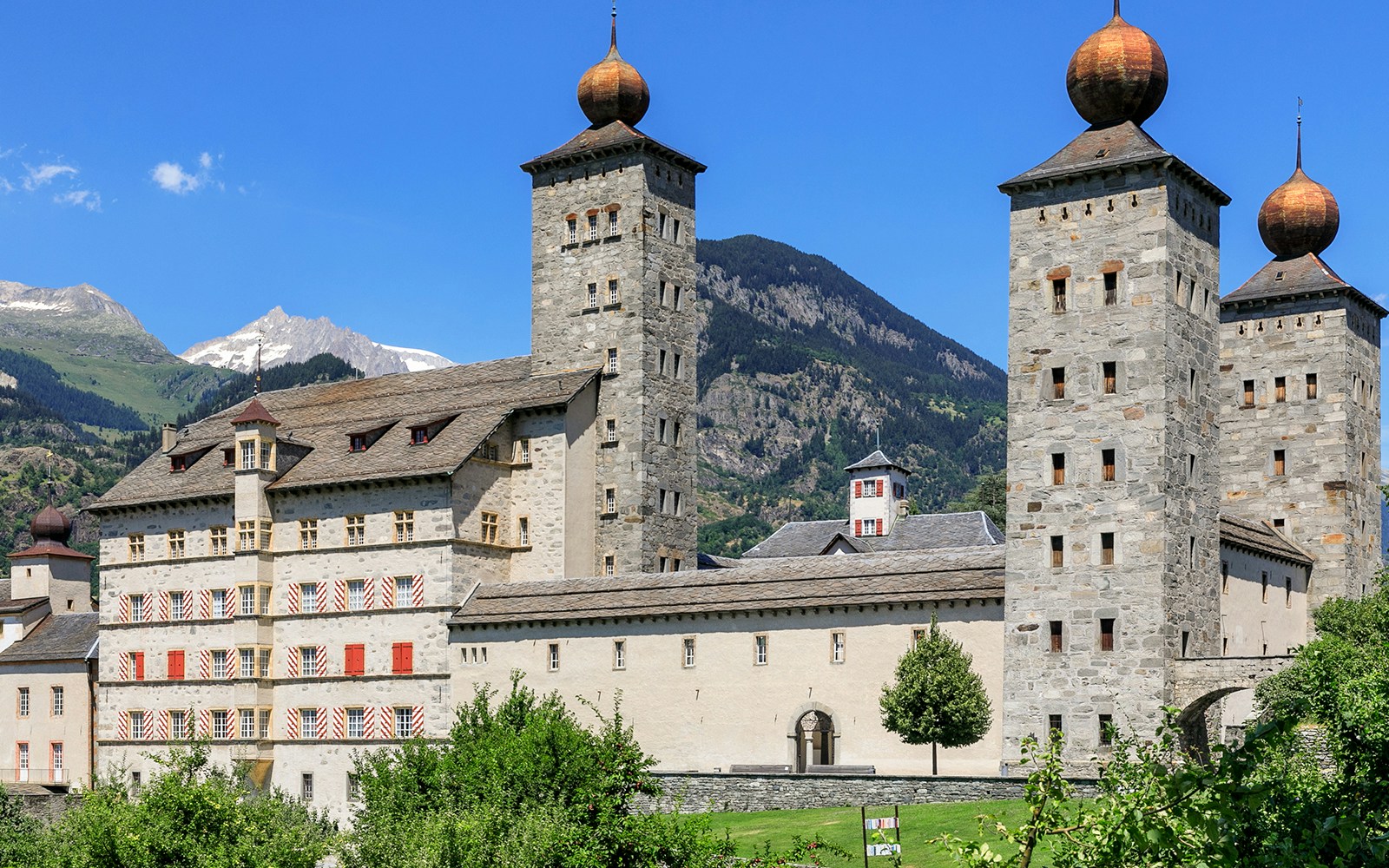 The Stockalper Palace (Stockalperpalast),Brig / Brig-Glis, Valais, Switzerland