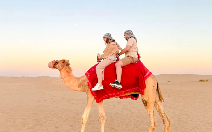 Dubai Evening Desert Safari with 4x4 Dune Bashing, BBQ Dinner, Live Shows & Hotel Transfers