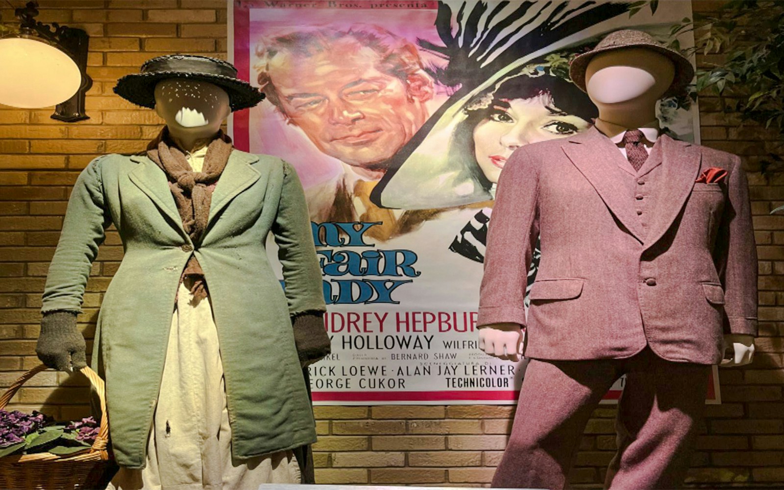 Costumes from "My Fair Lady" at Warner Bros Studio, Los Angeles.