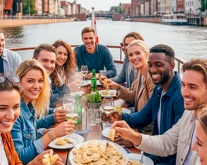 From Gdańsk: Motława River Cruise with Pierogi Tasting (Product 36528)