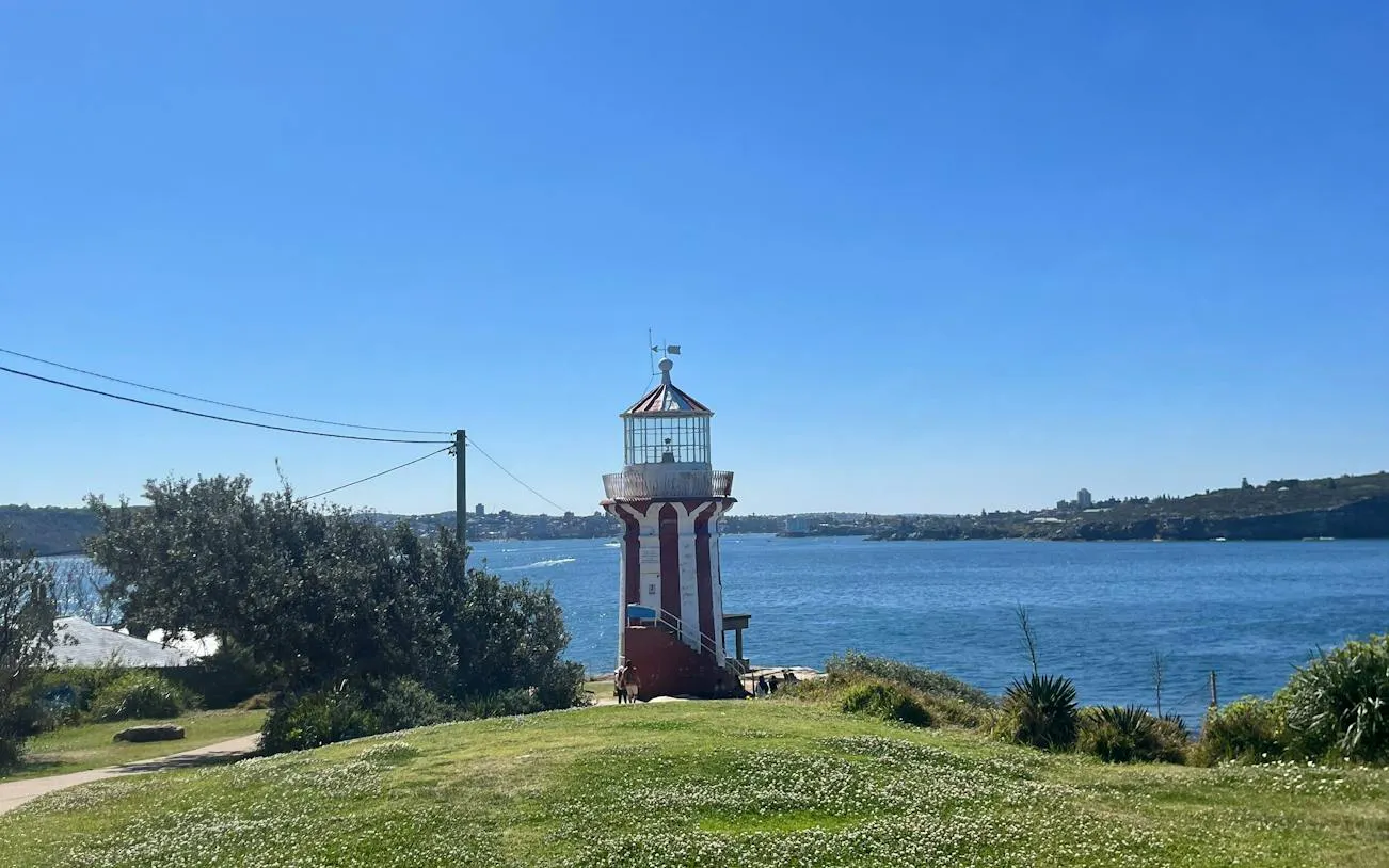 Lighthouse at Watsons Bay overlooking Sydney Harbour, part of the Dunbar Shipwreck exploration game.