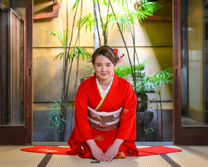 Kyoto Imperial Palace Area: Kimono Tea Ceremony in a 140-Year-Old Machiya