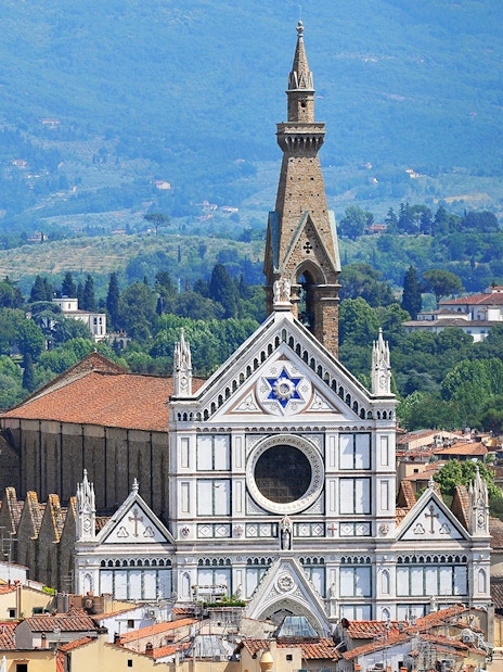 Santa Croce Basilica in Florence on Hop-On Hop-Off Tour.