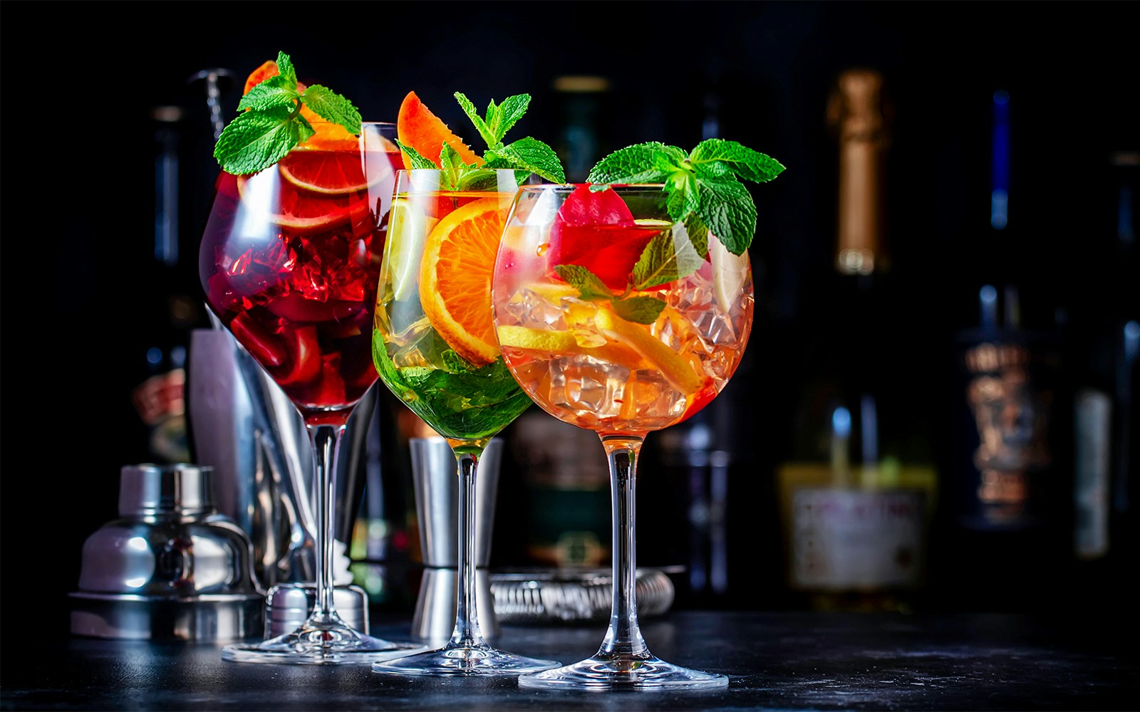 Flamenco dancers performing on stage in Seville, Spain.