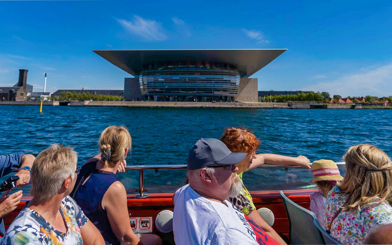 Copenhangen cruise in front of Copenhagen  Opera House