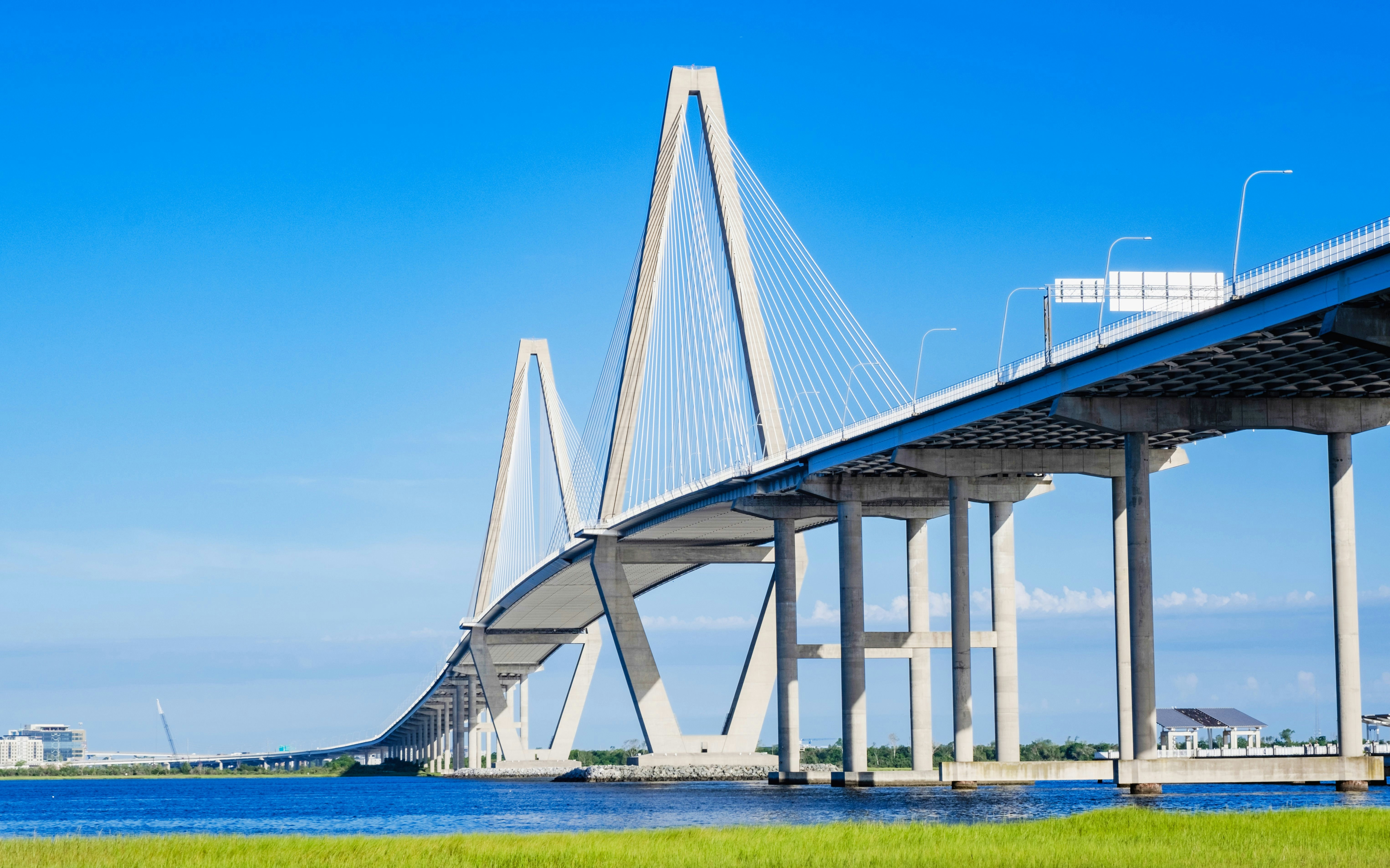 Arthur Ravenel Jr. Bridge spanning the Cooper River in Charleston, South Carolina.