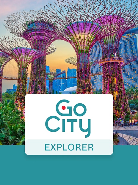 Marina Bay Sands and Gardens by the Bay with Supertree Grove in Singapore, Go City Explorer Pass.