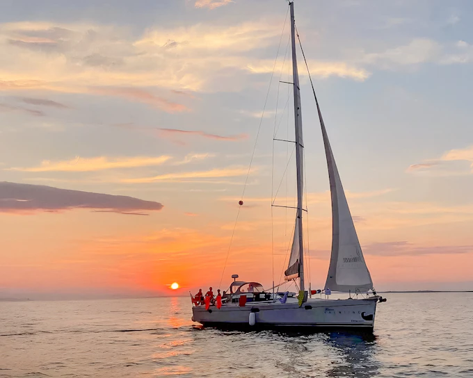 Sunset Cruise on Gdansk River with Prosecco Wine