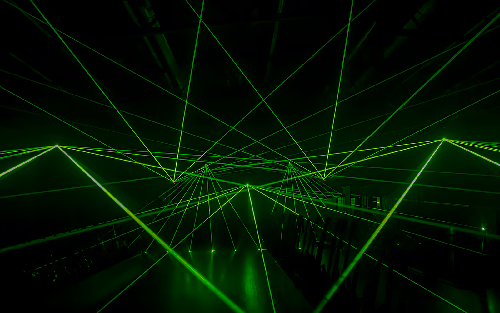 Laser light show at Science Centre Singapore.
