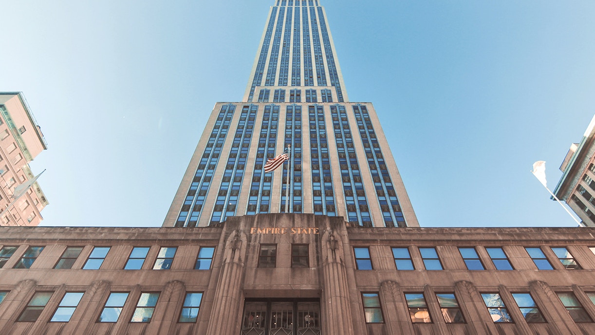 Empire state building entrance