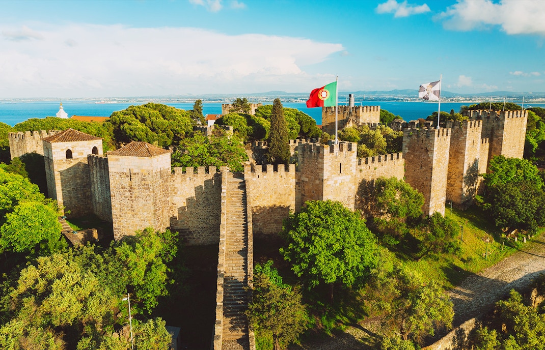 Sao Jorge Castle - Areial View
