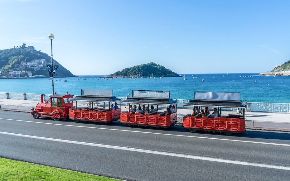 San Sebastian HopOn HopOff Train Tour Unlimited for 24Hr
