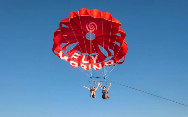 From Albufeira: Single, Double or Triple Parasailing Tour