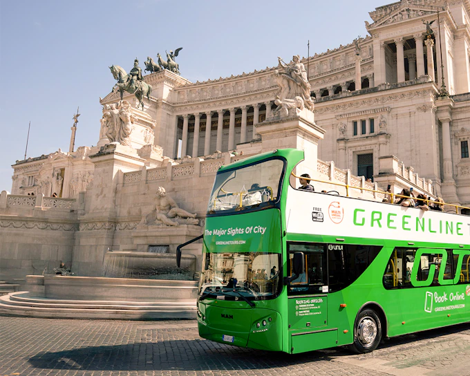 Green Line: Rome Hop-on Hop-off Bus Tour