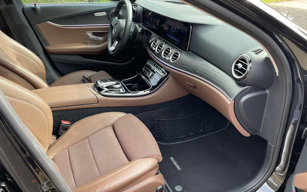 Luxury car interior for Mystical Delphi tour from Athens.