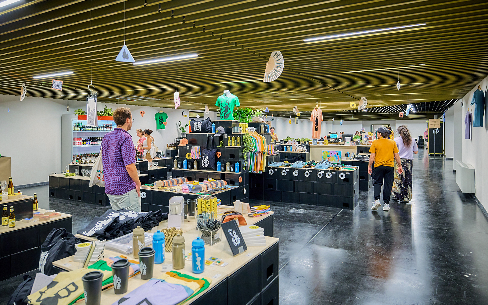 Brussels souvenir shop interior near Choco-Story Museum and Belgian Beer World.