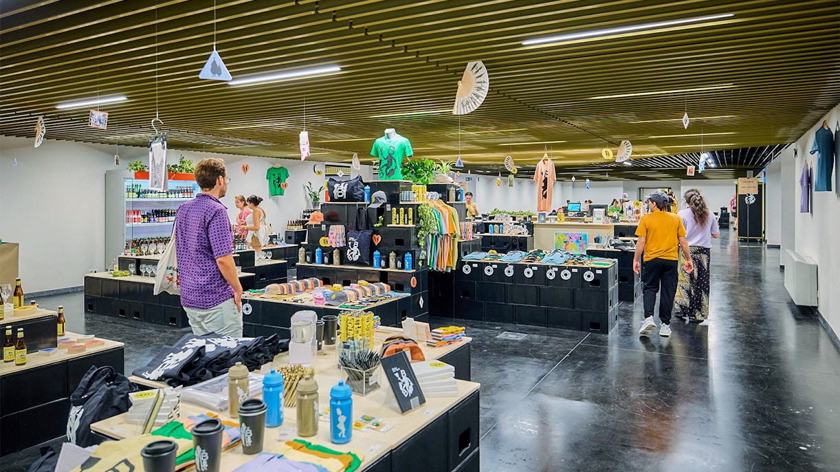 visitors exploring belgian beer world