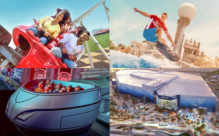 Tickets to 4 Yas Island Parks Free Shuttle