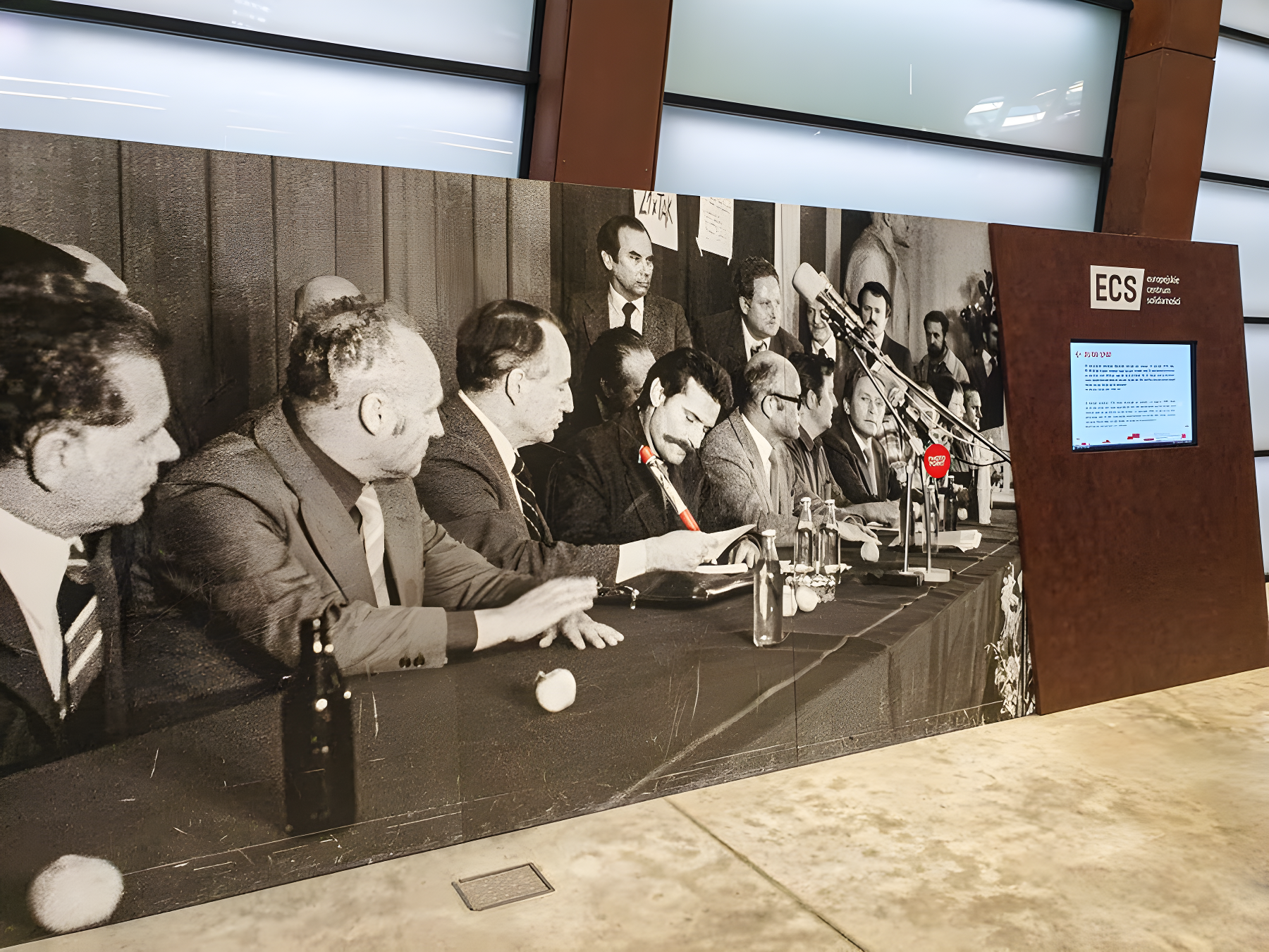 Election Posters at European Solidarity Center Gdansk