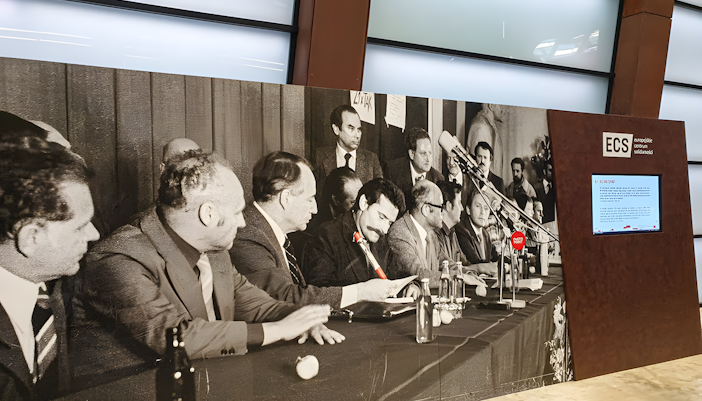 Election Posters at European Solidarity Center Gdansk