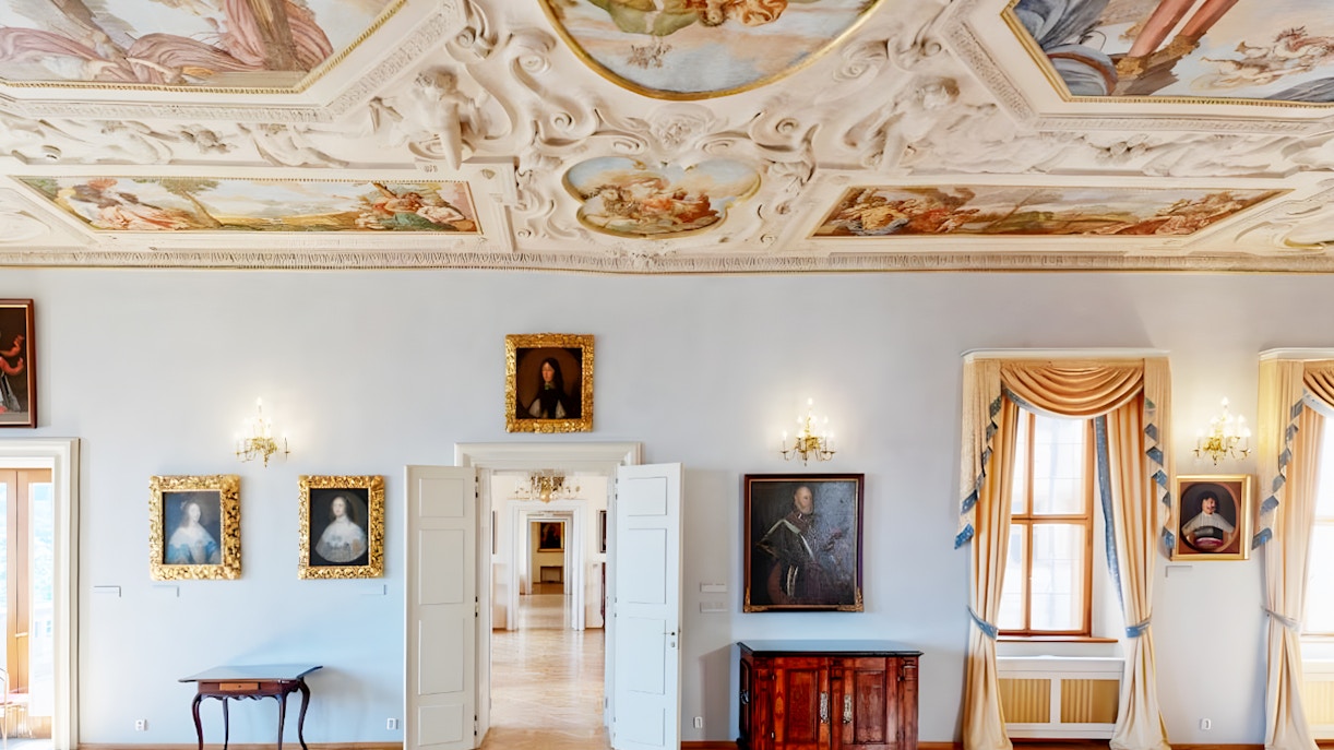 Interior view of the Lobkowicz Palace