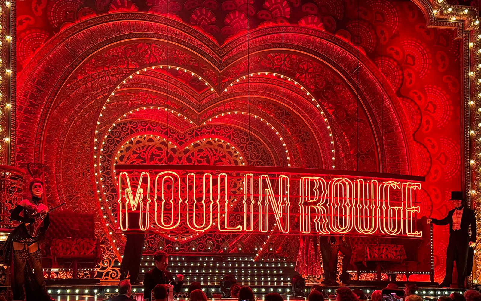 "Section: Stalls
Seat: M 24
Date: Dec 30, 2024
Show: Moulin Rouge! The Musical"