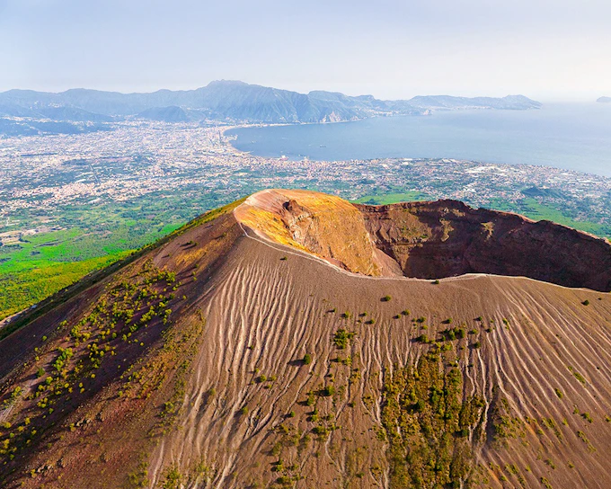 From Pompeii: Mount Vesuvius Entry Tickets with Round-Trip Transfers