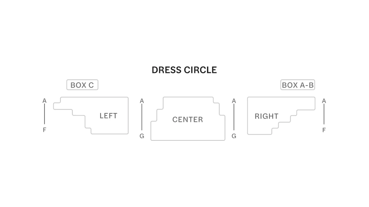 Apollo Theatre Seating Plan