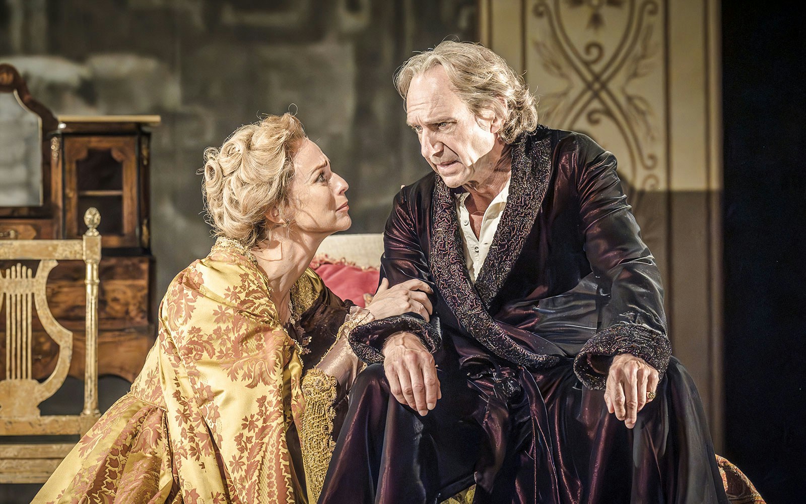 Actors in period costumes performing in Grace Pervades West End show.