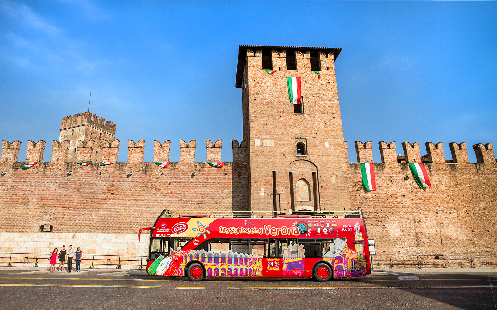 Hop-on-Hop-off-bus in Verona