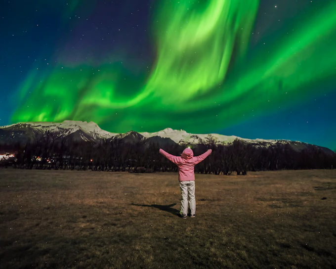 Reykjavik: Northern Lights Bus Tour with Chocolate & Surprise Gift