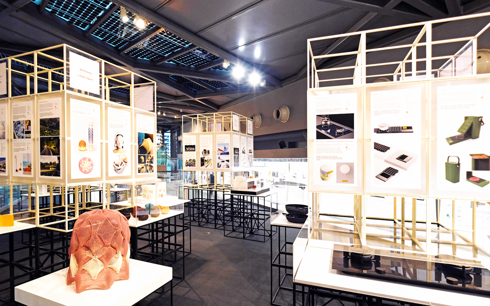 Exhibit displays at Red Dot Design Museum Singapore.