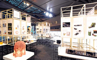 Exhibit displays at Red Dot Design Museum Singapore.
