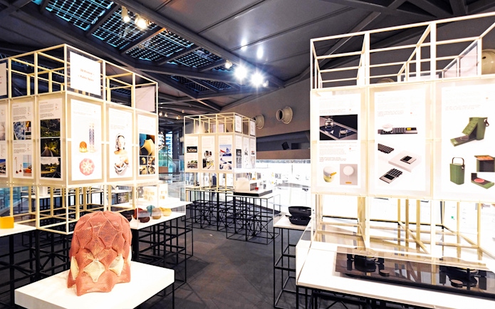 Exhibit displays at Red Dot Design Museum Singapore.