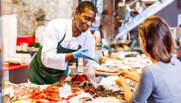 Fish market in Mazara del Vallo