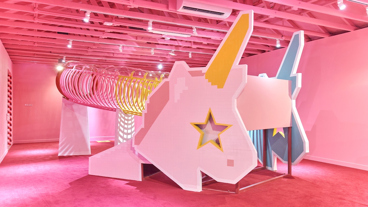 Tourists at Singapore’s Museum of Ice Cream