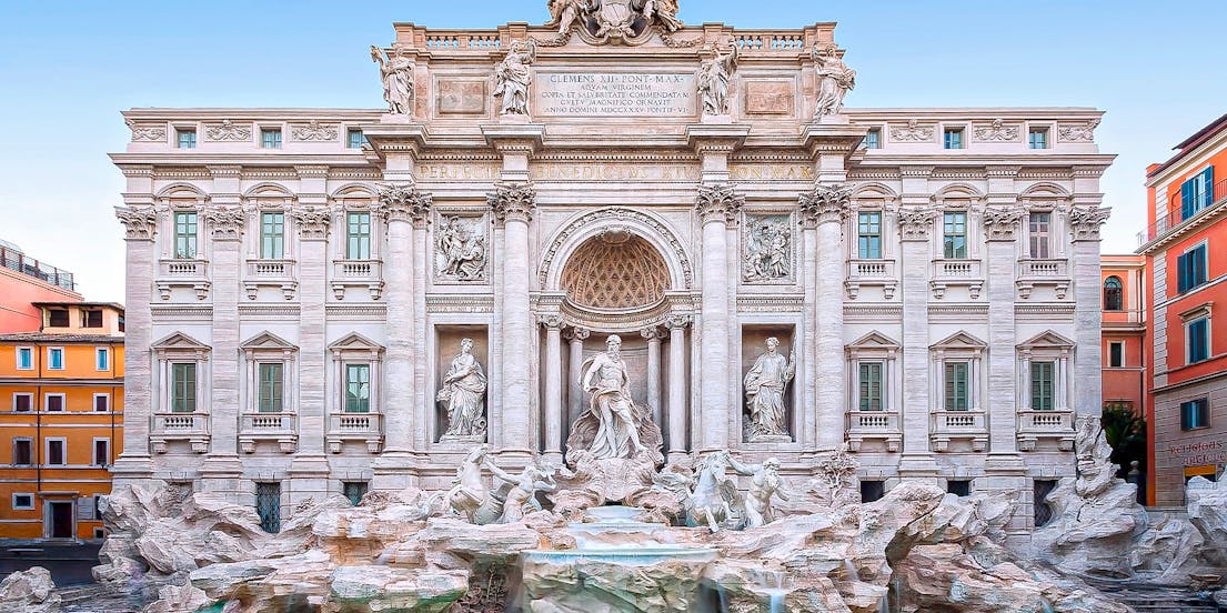 Visite de la fontaine de Trevi