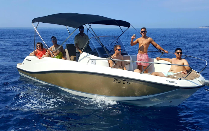 Private Blue Cave & Elafiti Islands Speedboat Tour with Drinks & Snorkeling
