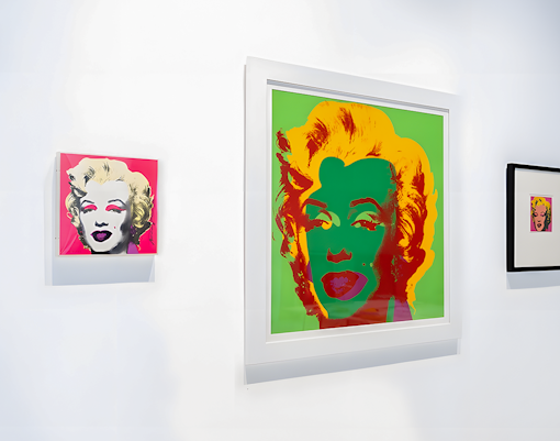 Andy Warhol pop art exhibit