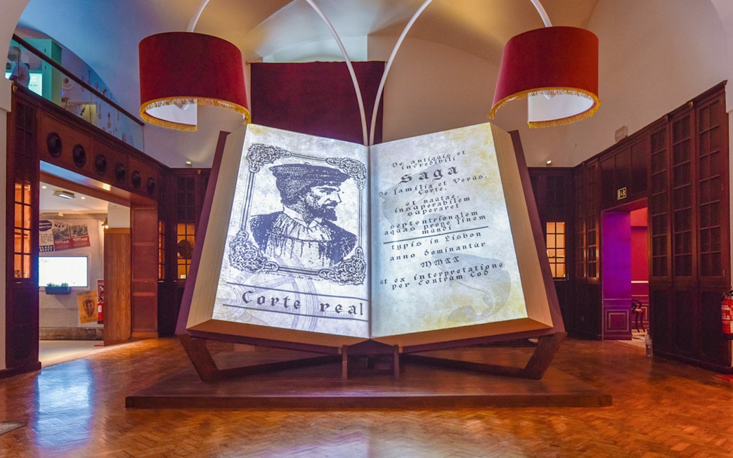 Saga book display at Codfish History Interpretation Centre, Lisbon.