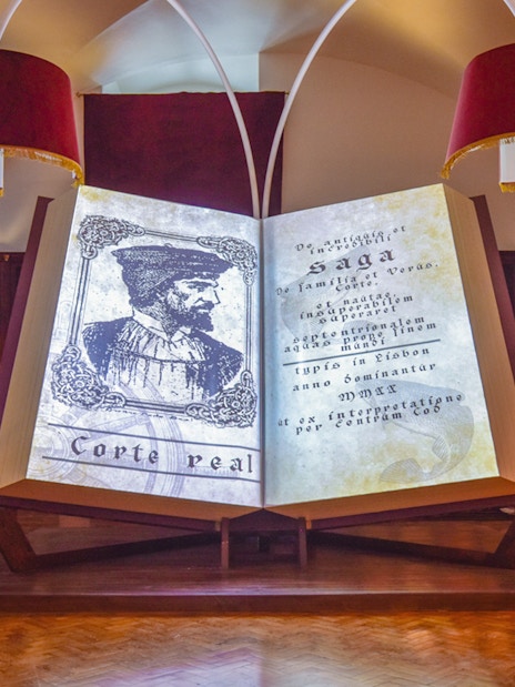 Saga book display at Codfish History Interpretation Centre, Lisbon.