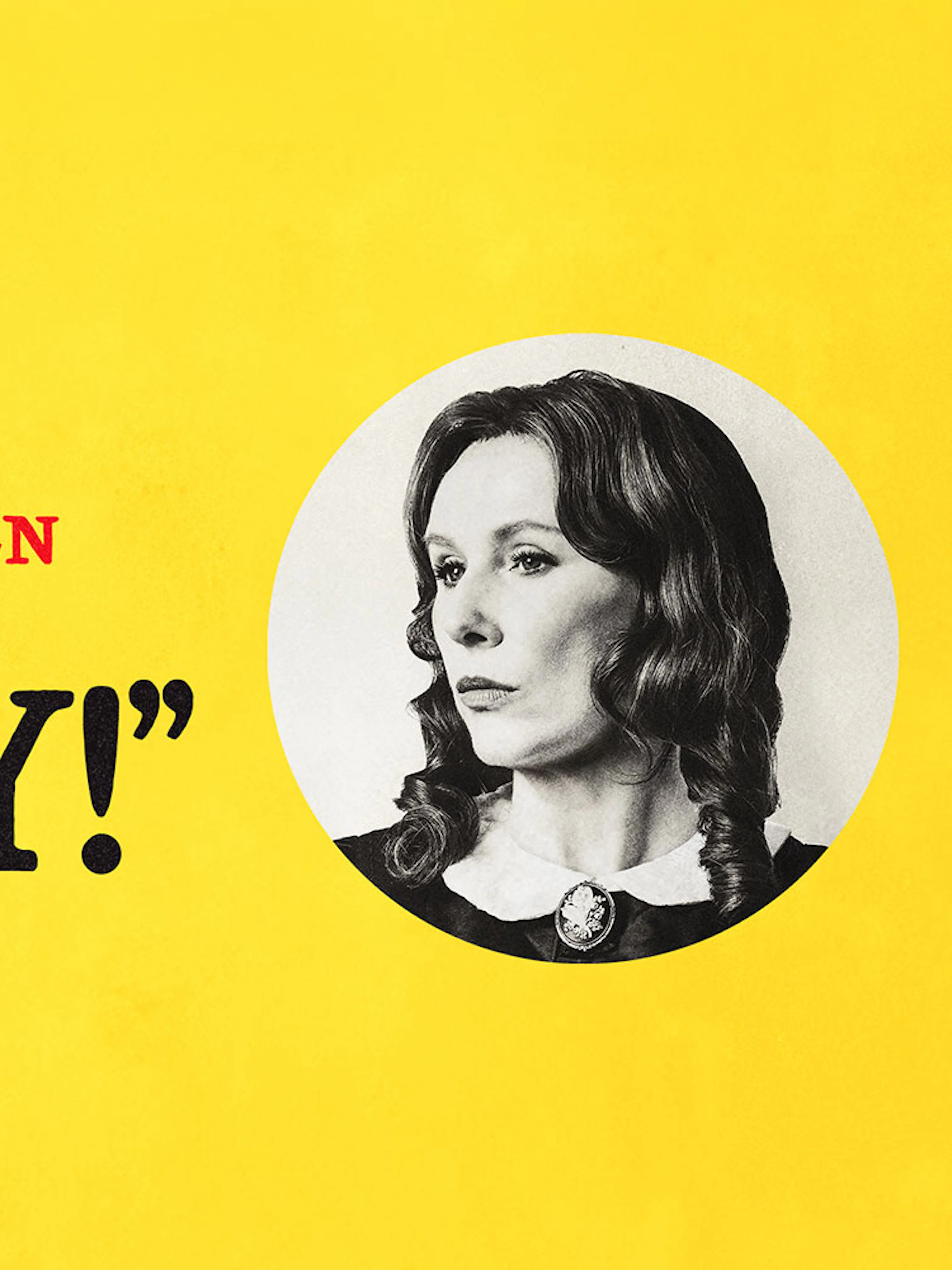 Catherine Tate as Mary Todd Lincoln in "Oh, Mary!" Westend show poster.